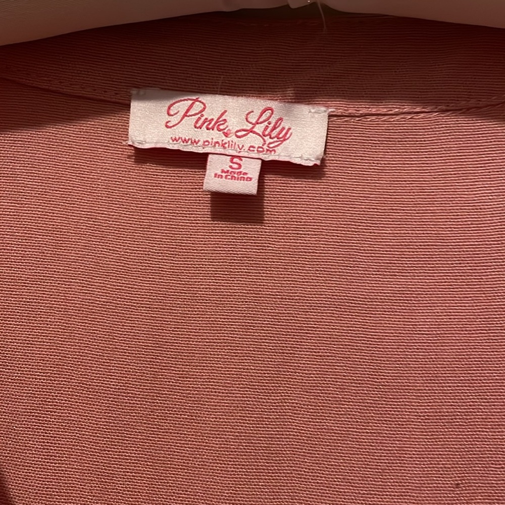 Pink Lily Ruffle Shirt - Picture 2 of 3